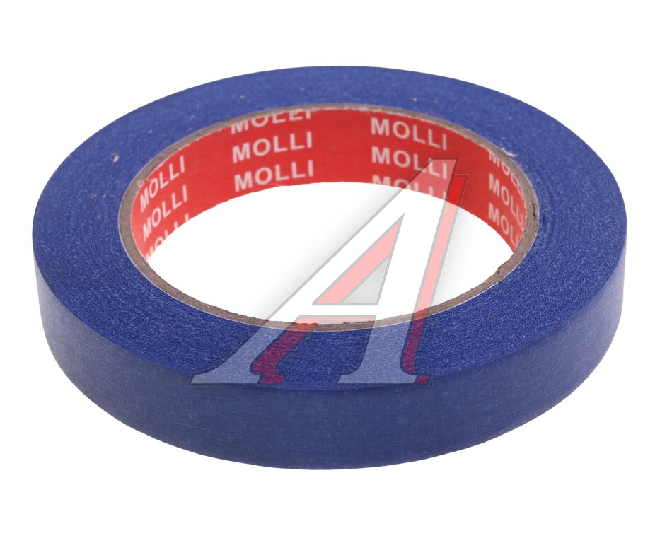 Скотч малярный 18ммх40м синяя (до 80C) MOLLI, MOLLI, фото 2 Изображение 2, 064-01321 Скотч малярный 18ммх40м синяя (до 80C) MOLLI