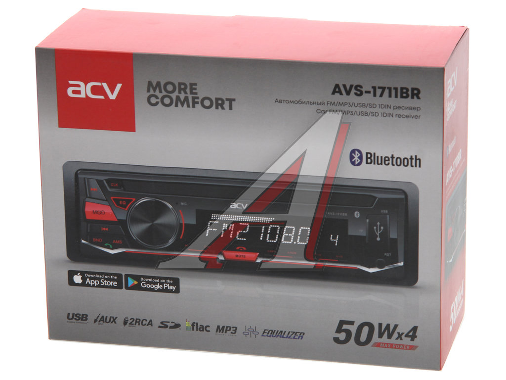 Магнитола автомобильная 1DIN ACV - AVS-1711BR - купить в Авто-Альянс ...
