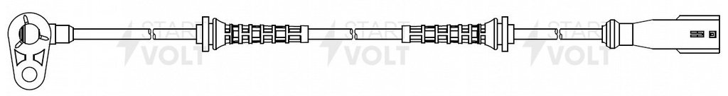 Датчик АБС RENAULT Logan (07-) колеса заднего левого STARTVOLT