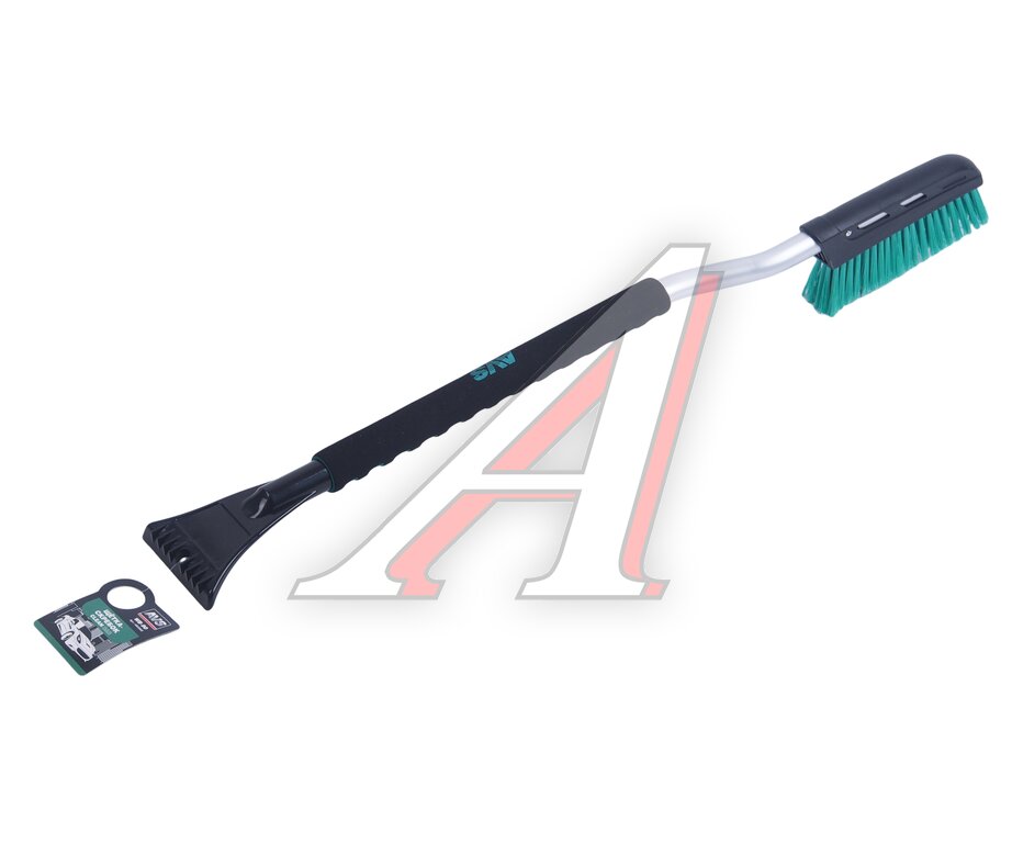 Щетка со скребком 90см черно-бирюзовая AVS, , фото 2 Изображение 2, A85366S Щетка со скребком 90см черно-бирюзовая AVS