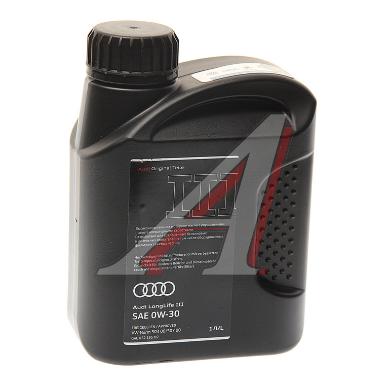 Масло моторное VAG 0W305W30 синт.1л LONG LIFE 3 для AUDI (504.00507.00) OE