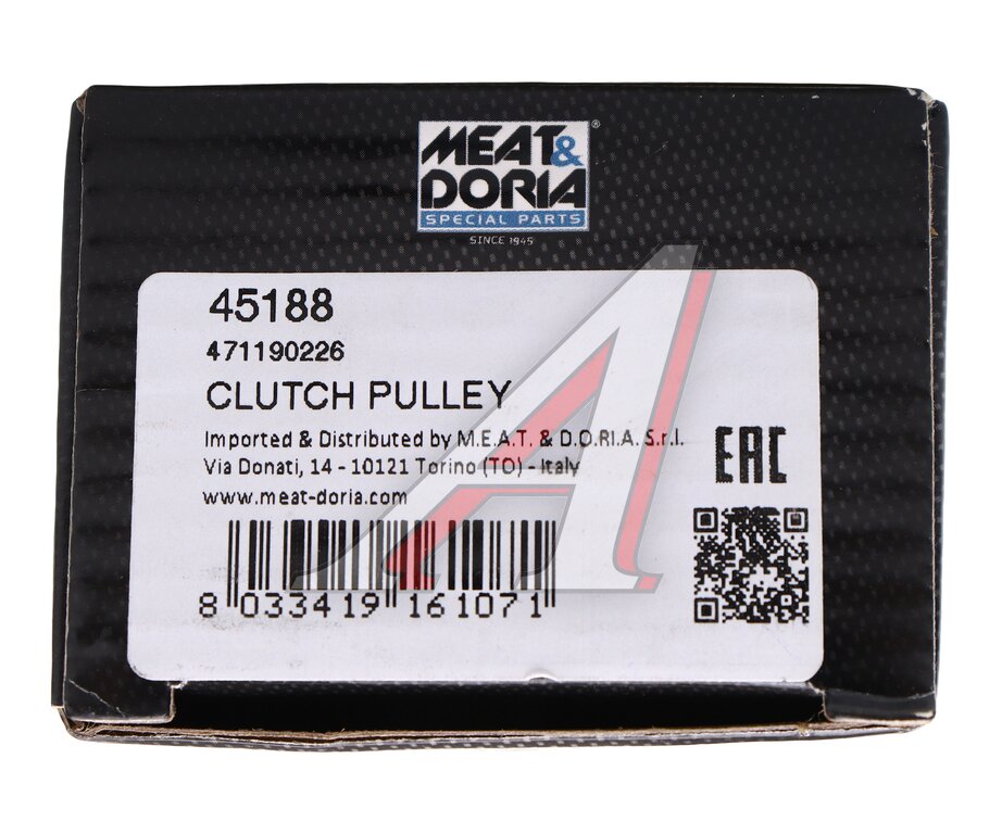 Шкив AUDI Q5 (09-) генератора MEAT&DORIA, 06H903119B, фото 4 Изображение 4, 45188 Шкив AUDI Q5 (09-) генератора MEAT&DORIA