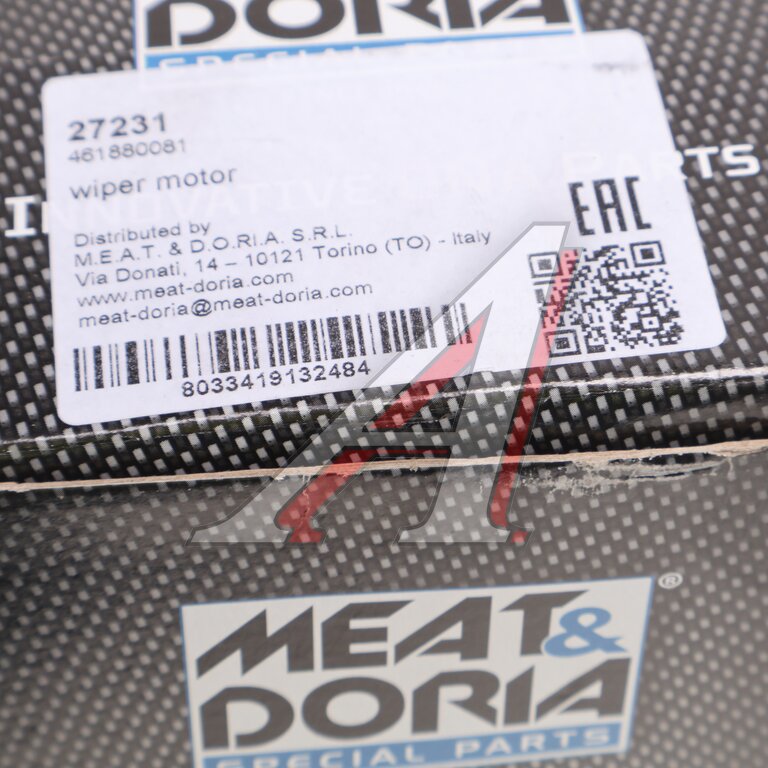 Мотор-редуктор стеклоочистителя VW Transporter (03-) MEAT&DORIA, VWF1805, 7E1955113B, фото 4 Изображение 4, 27231 Мотор-редуктор стеклоочистителя VW Transporter (03-) MEAT&DORIA