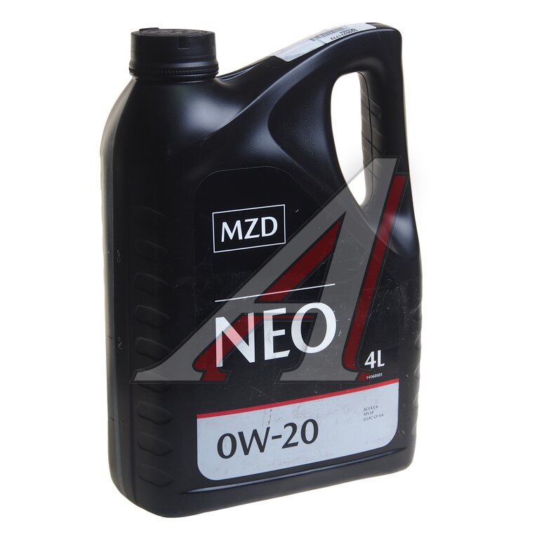 Масло моторное MZD NEO 0W20 синт. 4л, MZD 0W20, фото 1 Изображение 1, 8300-77-1772 Масло моторное MZD NEO 0W20 синт. 4л