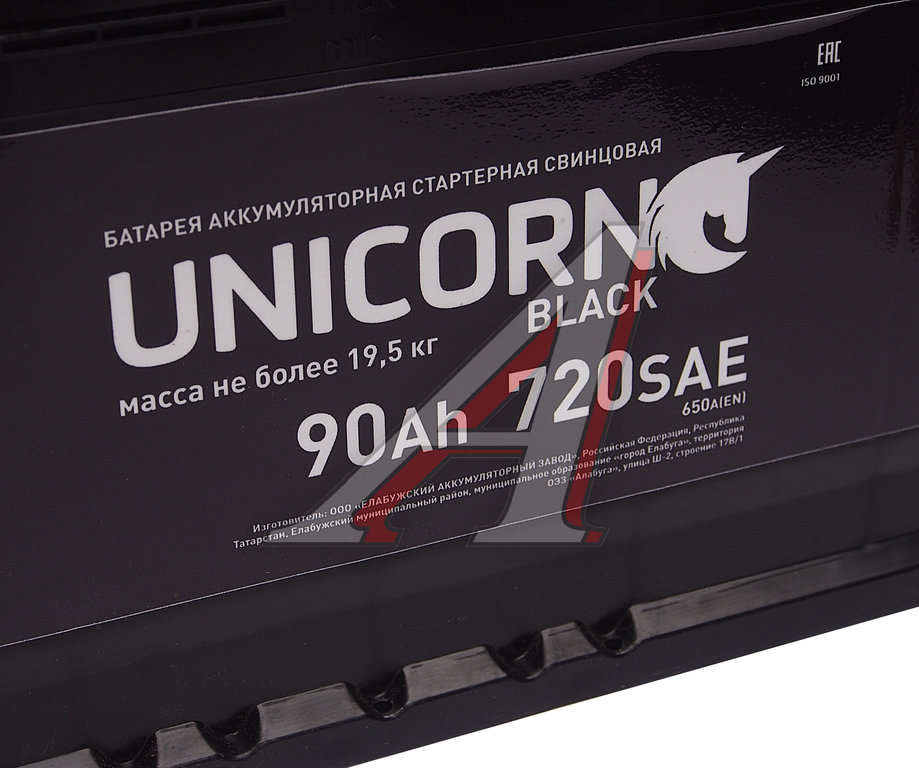Аккумулятор UNICORN Black 90А/ч обратная полярность - 6СТ90(0) - купить ...