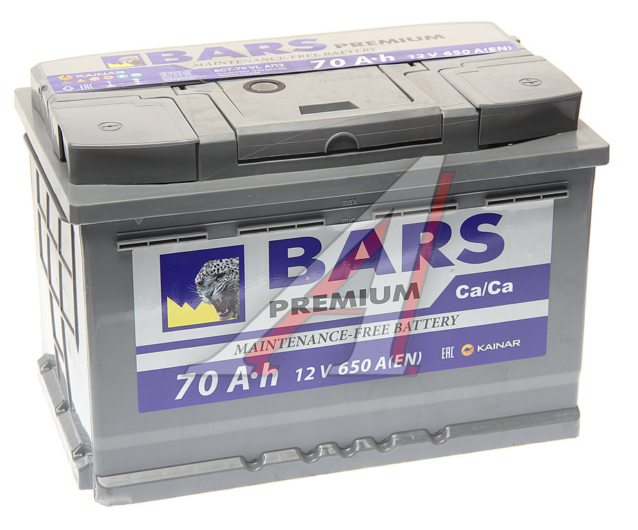 Аккумулятор BARS Premium 70Ач обратная полярность