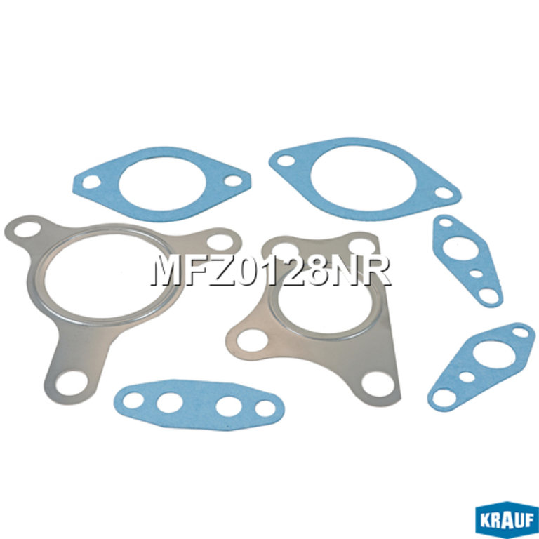 Прокладка NISSAN Navara (05-) турбокомпрессора KRAUF, 14445-EB300, фото 1 Изображение 1, MFZ0128NR Прокладка NISSAN Navara (05-) турбокомпрессора KRAUF