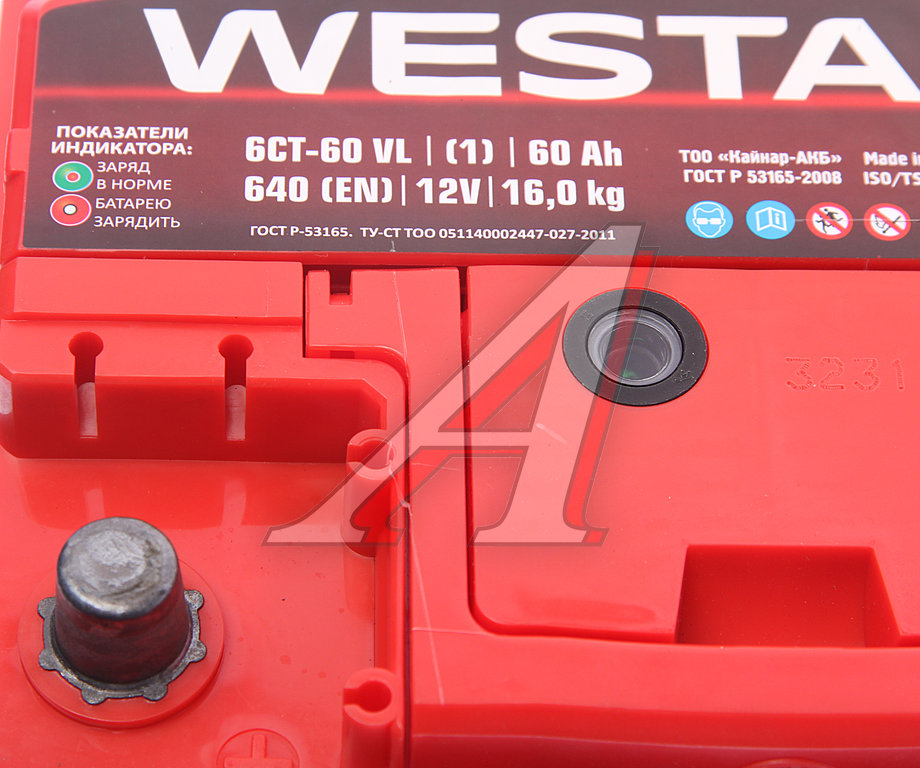 Как снять аккумулятор веста Аккумулятор WESTA RED 60А/ч - 6СТ60(1) - купить в АвтоАльянс, низкая цена на aut