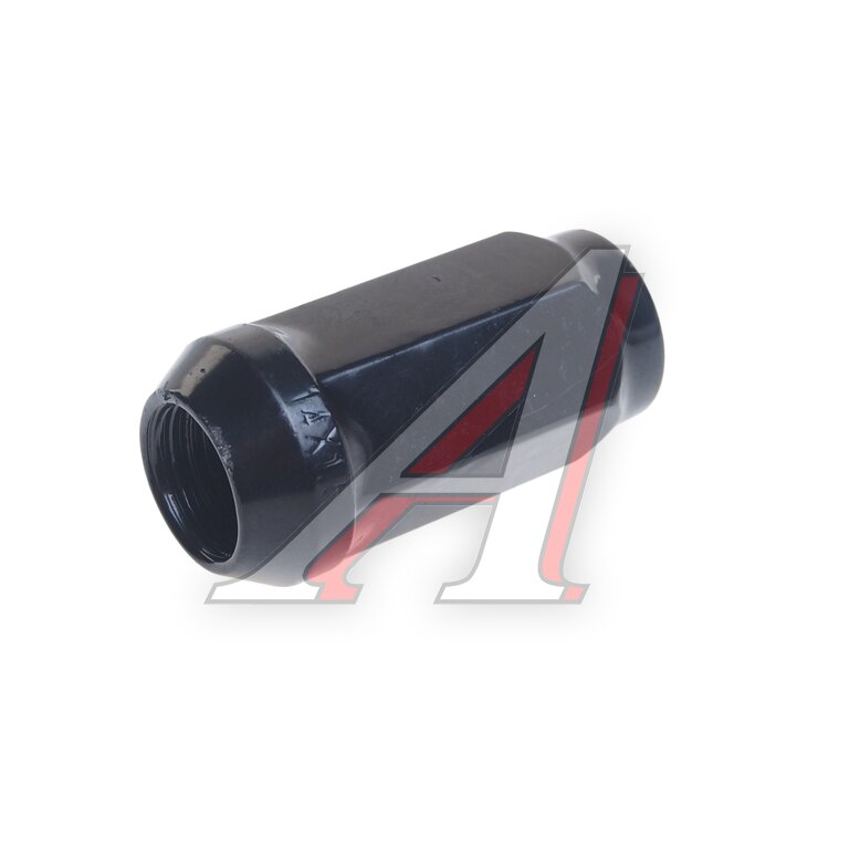 Гайка колеса М14х1.5х45 конус закрытая ключ 19мм черная RACING, , фото 1 Изображение 1, N048/B2 Гайка колеса М14х1.5х45 конус закрытая ключ 19мм черная RACING