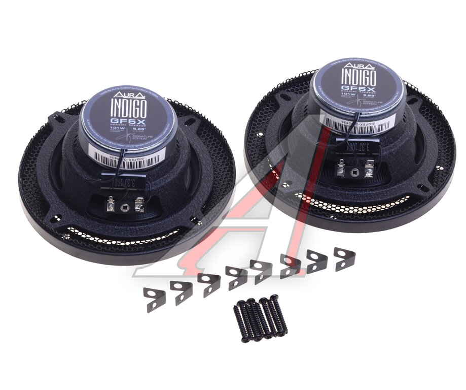 Колонки коаксиальные 5" (13см) 51Вт AURA, , фото 2 Изображение 2, INDIGO-GF5X Колонки коаксиальные 5" (13см) 51Вт AURA