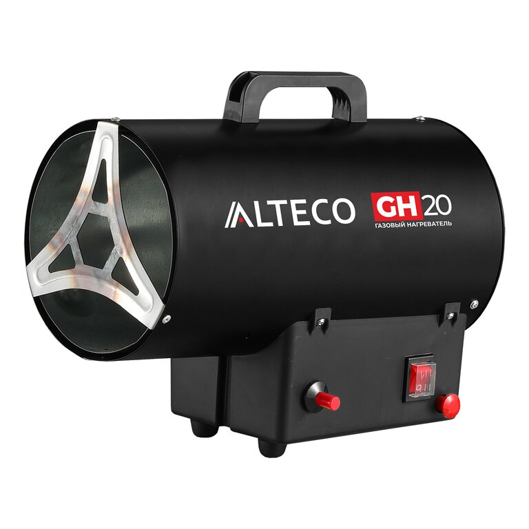 Пушка тепловая 20кВт 320куб.м/ч газовая ALTECO, 39822, фото 1 Изображение 1, GH-20 Пушка тепловая 20кВт 320куб.м/ч газовая ALTECO
