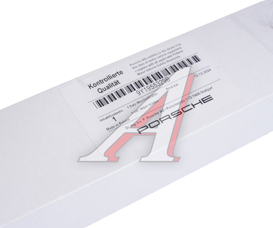 Щетка стеклоочистителя PORSCHE Cayenne (21-) комплект OE VAG, , фото 4 Изображение 4, 9Y1955329B Щетка стеклоочистителя PORSCHE Cayenne (21-) комплект OE VAG