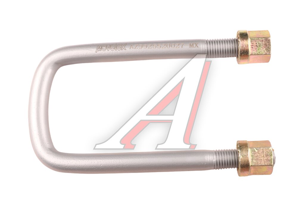 Стремянка SITRAK HOWO рессоры передней (M20/260х93мм) MOVELEX, AZ9925520027, фото 3 Изображение 3, AZ9925520027-MX Стремянка SITRAK HOWO рессоры передней (M20/260х93мм) MOVELEX