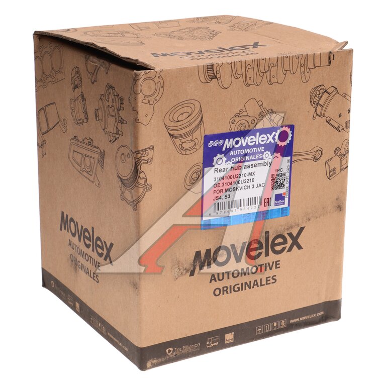 Ступица МОСКВИЧ 3 JAC JS4, S3 задняя в сборе MOVELEX, 3104100U2210, фото 5 Изображение 5, 3104100U2210-MX Ступица МОСКВИЧ 3 JAC JS4, S3 задняя в сборе MOVELEX