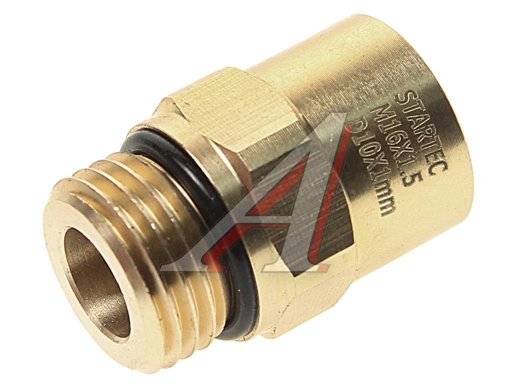 Соединитель трубки ПВХ, полиамид d=10х1.0мм (наружная резьба) М16х1.5 ...