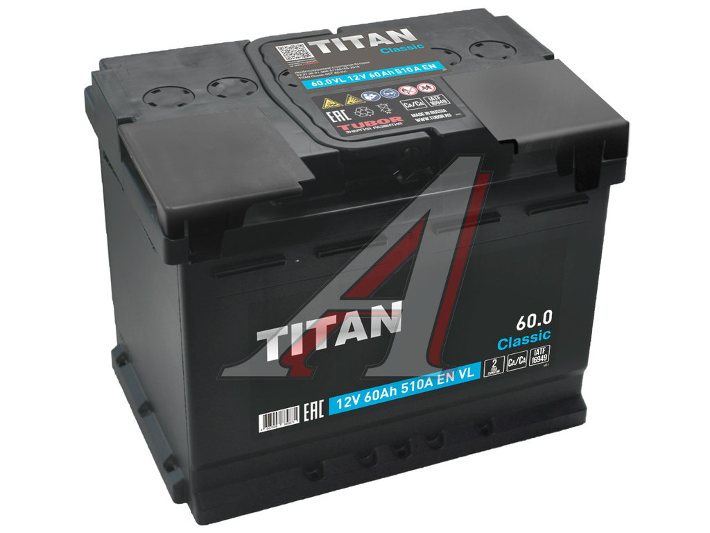 Купить Аккумулятор Титан 60 Ампер Цена