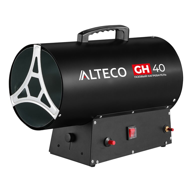 Пушка тепловая 38кВт 650куб.м/ч газовая ALTECO, 39823, фото 1 Изображение 1, GH-40 Пушка тепловая 38кВт 650куб.м/ч газовая ALTECO