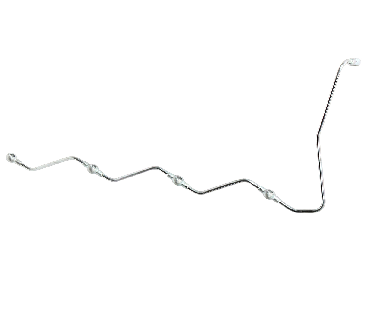 Трубка топливная КАМАЗ-ЕВРО-3 дренажная форсунок левая (ОАО КАМАЗ), 740.70-1104346, KAMAZ