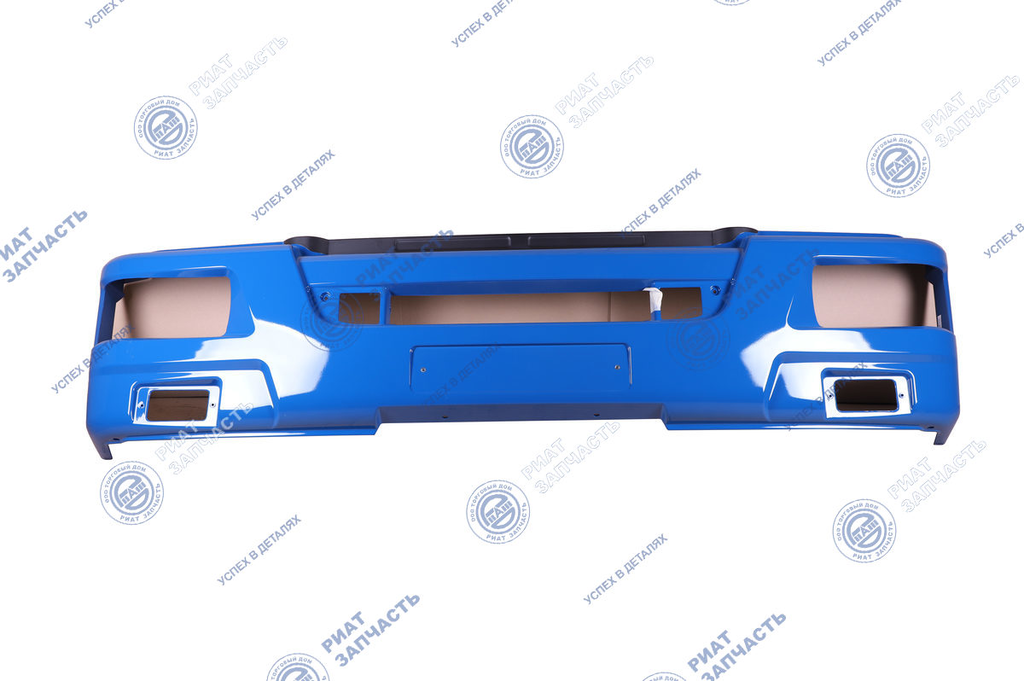 Облицовка буфера КАМАЗ-65115 (рестайлинг) узкая (синий), 65115-8416015-50, РИАТ