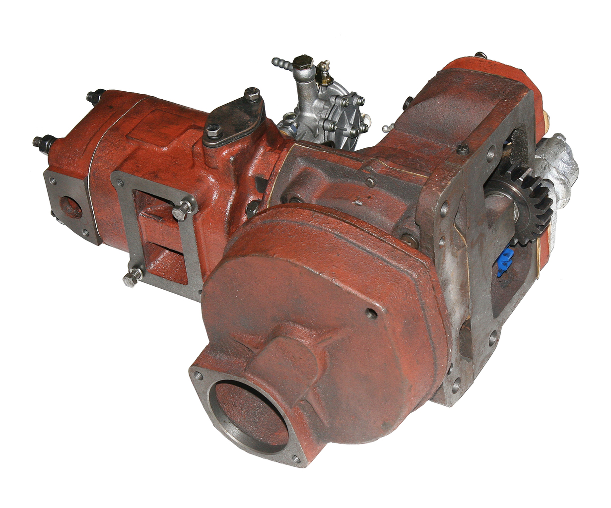Двигатель ПД-10 пусковой (без стартера и магнето) в сборе (А), Д24с01-5, NO NAME