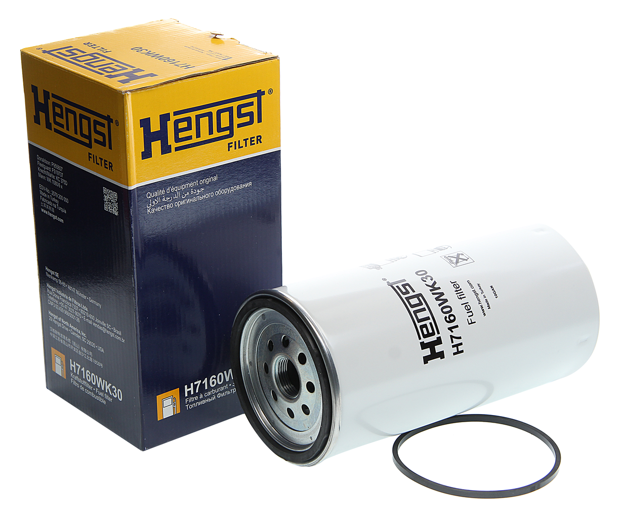 Фильтр топливный IVECO P,G,R,T series сепаратор под колбу, H7160WK30, HENGST