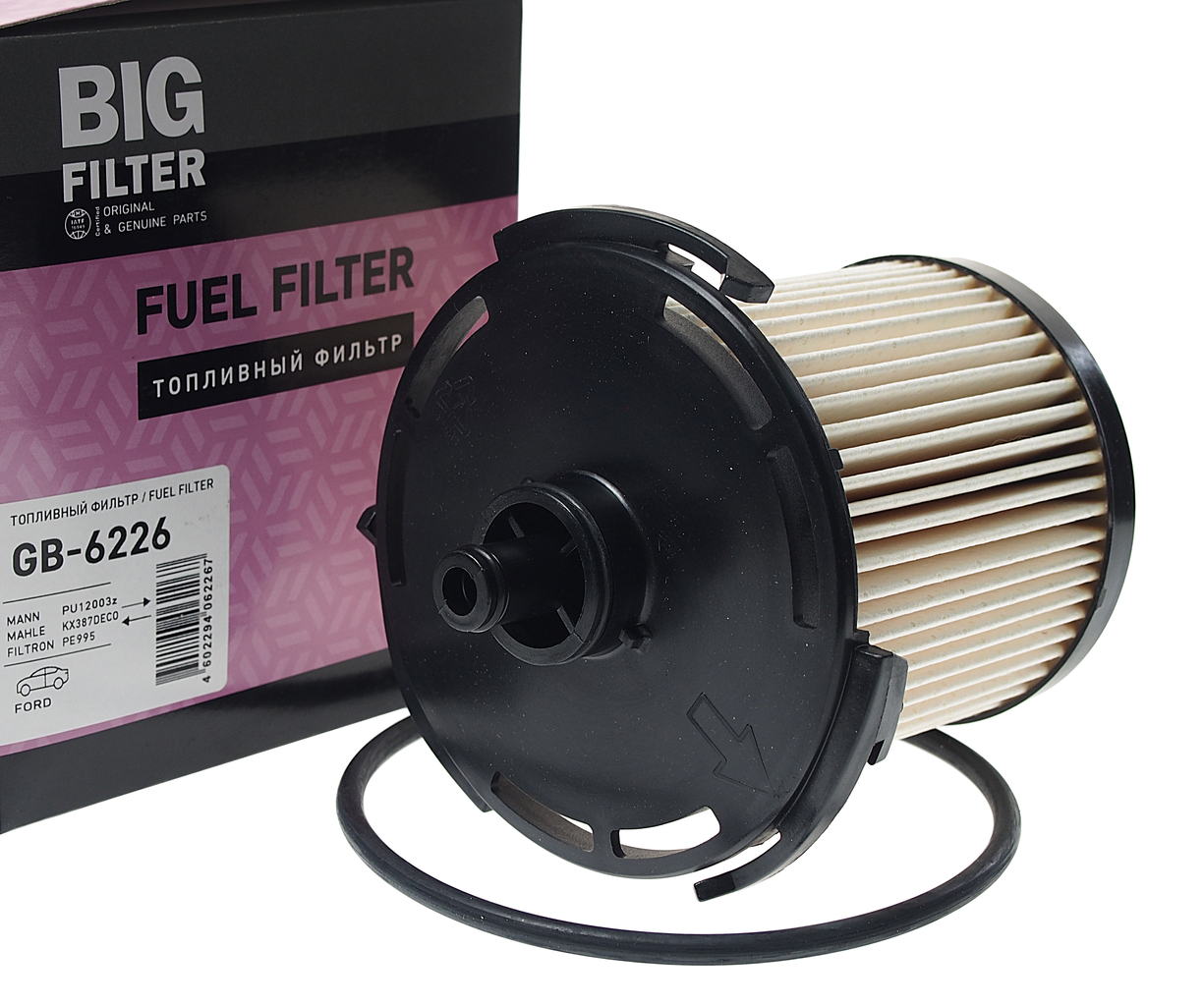 Фильтр топливный FORD Mondeo (07-) (2.0 D), GB-6226, BIG FILTER