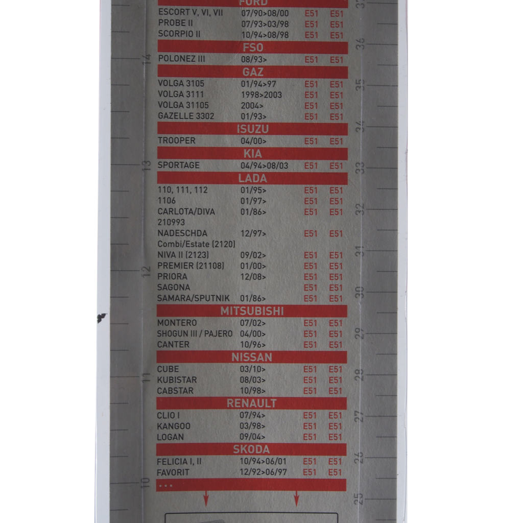 Щетка стеклоочистителя ВАЗ-2110,ГАЗ-3302,КАМАЗ,УАЗ 510мм (крючок 3х8) комплект, E51/B02, CHAMPION