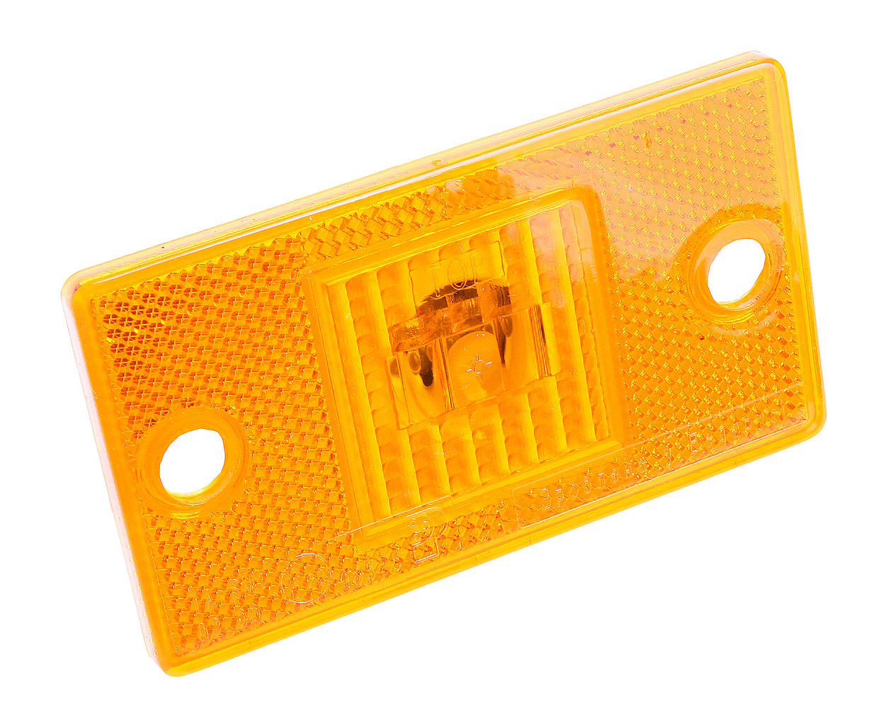 Фонарь габаритный оранжевый (светодиод, колодка AMP, 24V, 65х115мм), 4462.3731-03, РУДЕНСК