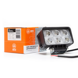 Изображение 1, AE18RT-6LED-HC Фара рабочего света прямоугольная 110х81х52 18Вт 6 светодиодов направленный свет AVTOELECTRICA