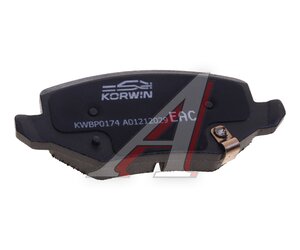 Изображение 2, KWBP0174 Колодки тормозные HAVAL Jolion, F7 задние (4шт.) KORWIN