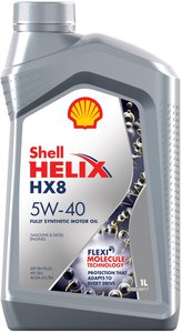 Изображение 2, 550051580 Масло моторное HELIX HX-8 5W40 A3/B4/SN синт.1л SHELL