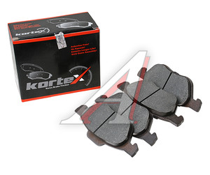 Изображение 1, KT1687T Колодки тормозные RENAULT Megane 2 передние (4шт.) KORTEX