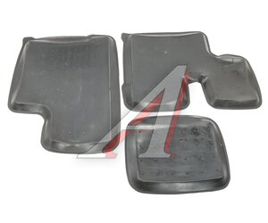 Изображение 2, ADRU001 Коврик салона КАМАЗ резиновый комплект 3 предм. ФА-РТИ (ОАО КАМАЗ)