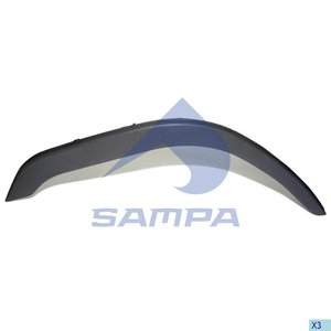 Изображение 2, 18300290 Накладка VOLVO FH крыла переднего правого SAMPA