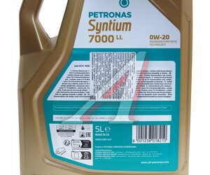 Изображение 2, 70719M12EU Масло моторное PETRONAS 7000 LL SP 0W20 синт.5л SYNTIUM