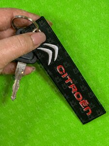 Изображение 3, BMV 101 Брелок "CITROEN" ткань, вышивка 13х3см MASHINOKOM