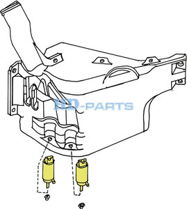 Изображение 4, 318434 Насос омывателя SCANIA 4 series HD-PARTS