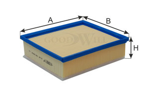 Изображение 3, AG699 Фильтр воздушный LAND ROVER Defender (07-) GOODWILL