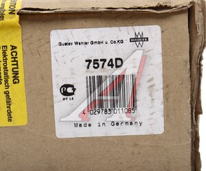 Изображение 6, 7574D Клапан BMW 3 (E92, E93) рециркуляции отработанных газов WAHLER