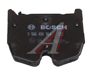 Изображение 4, 0986494364 Колодки тормозные MERCEDES S (W220) (02-) передние (4шт.) BOSCH