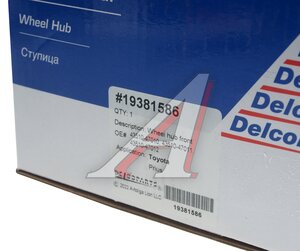 Изображение 5, 19381586 Ступица TOYOTA Prius (02-) передняя с подшипником DELCOPARTS