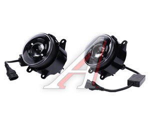Изображение 1, AL-90W-1M Фара противотуманная RENAULT Logan светодиодная 32W 6000К 1малая линза (2шт.) ALEON