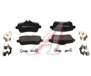 Изображение 1, MBF015681 Колодки тормозные MERCEDES ML (W166) задние (4шт.) MANDO