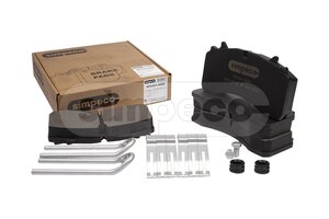 Изображение 1, SP0301.0060 Колодки тормозные SAF дисковые (210x110x31) (4шт.) SIMPECO