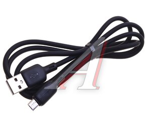 Изображение 1, BX113 Black Кабель micro USB 2.4A 1м черный BOROFONE