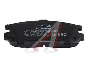 Изображение 3, KWBP0168 Колодки тормозные GREAT WALL Hover 3 задние (4шт.) KORWIN