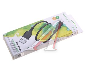Изображение 2, BX80 Black Кабель micro USB 3A 1м черный BOROFONE