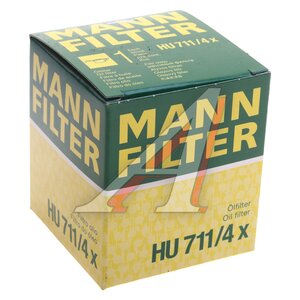 Изображение 4, HU711/4X Фильтр масляный OPEL Astra H (04-) MANN