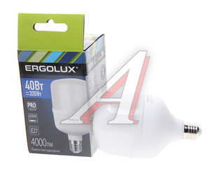 Изображение 1, LED-HW-40W-E27-6K Лампа светодиодная E27 T170 40W (320W) 220V дневной свет ERGOLUX