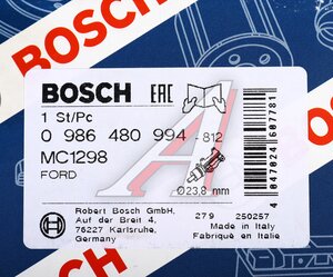 Изображение 5, 0986480994 Цилиндр тормозной главный FORD Focus (04-) BOSCH